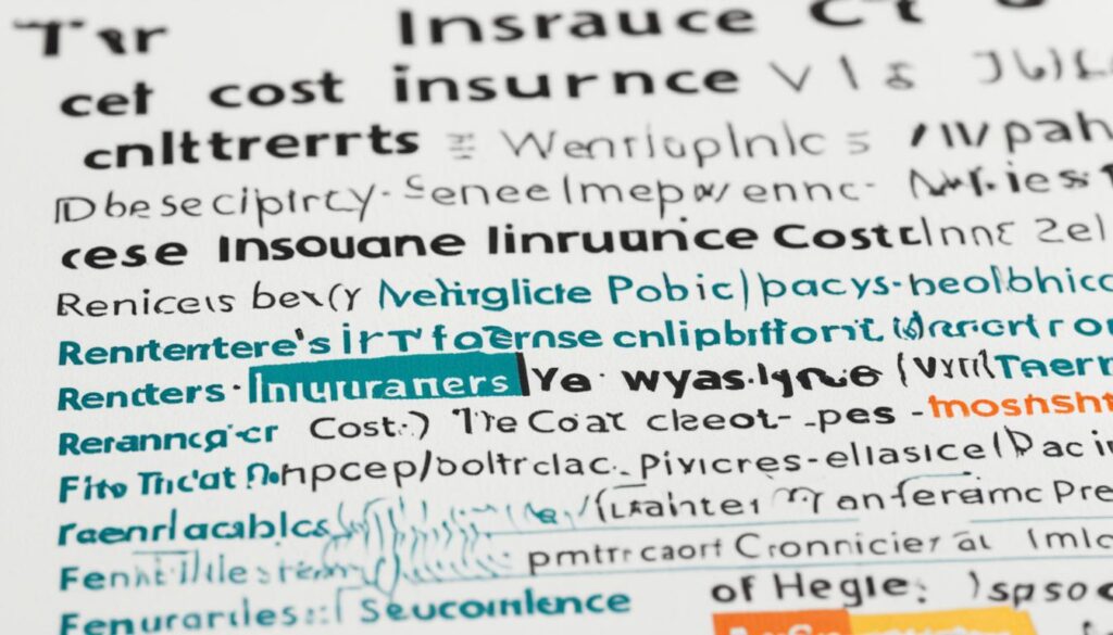 renters insurance cost in California