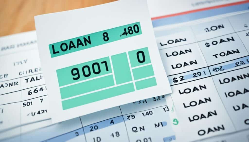 loan amount and term