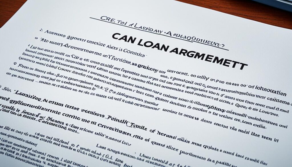 car loan agreement