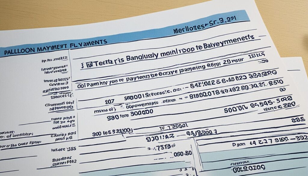 balloon mortgage payment schedule